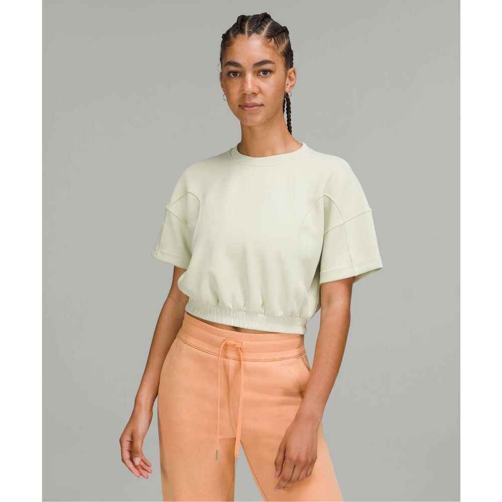 Lululemon Softstreme Gathered T- Shirt, Dewy Green Size 6 📦